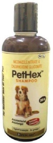 Pethex Shampoo (200 ml) Anti-parasitic, Anti-microbial, Anti-itching Pethex Dog Shampoo-image-42