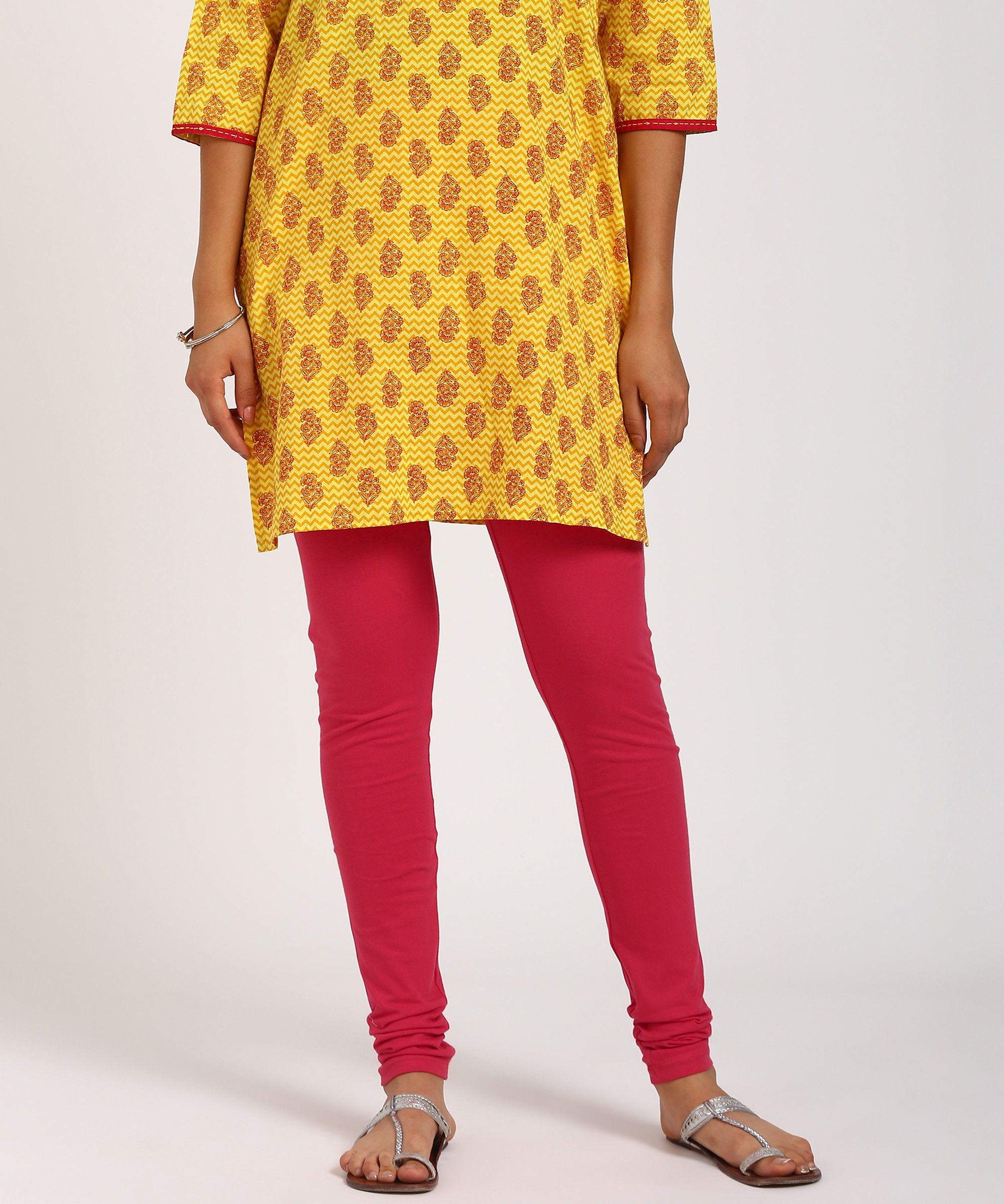 Cotton Blend Women Churidar-image-9