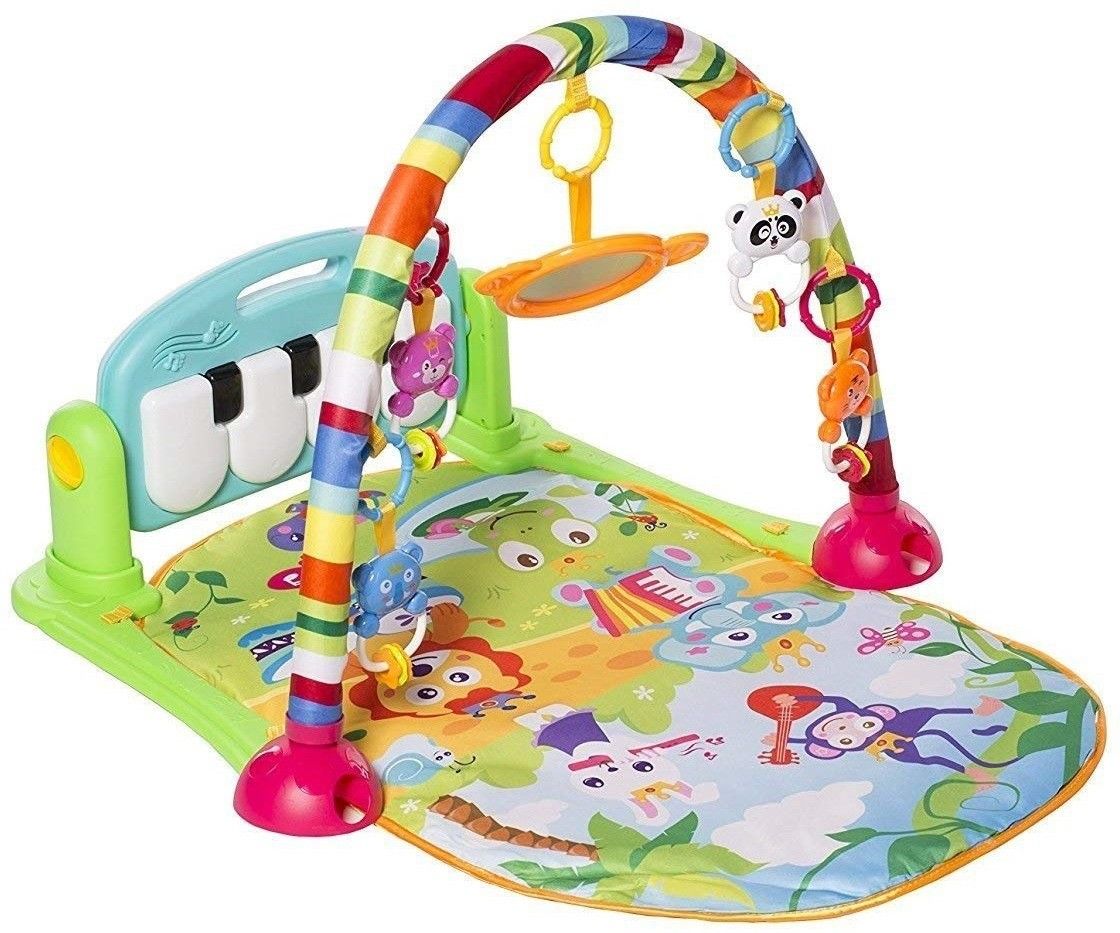 niyamat Kick and Play Floor Baby Gym Piano with Light & Music-picture-32