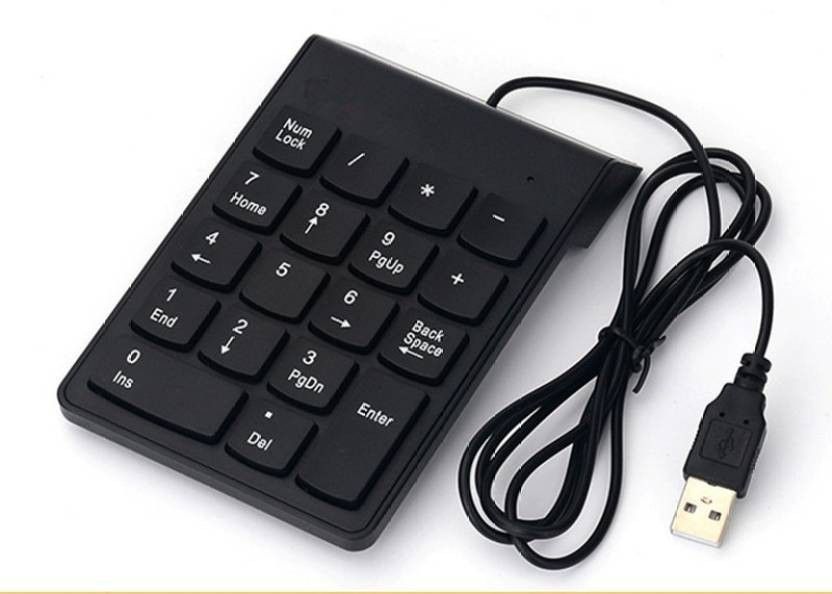 Ever Forever USB 2.0 Wired Numeric Keypad for Laptop Tablet Desktop Wired Number Pad-image-23