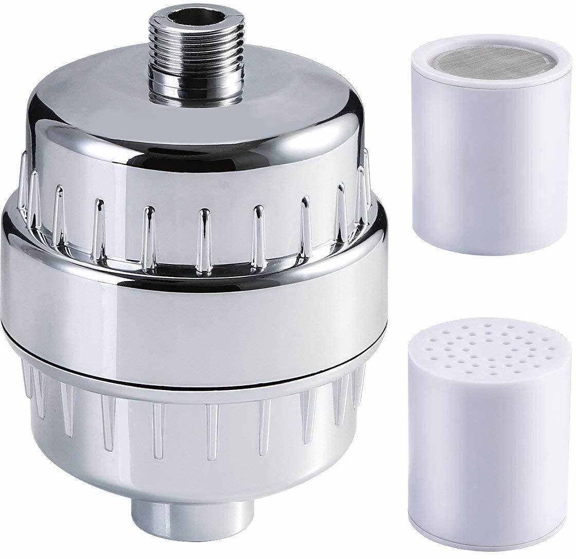 Tap & Shower Filter For Hard Water, Chlorine Well Salt Water with Vitamin C Purifier Softener, Reduces Hair Fall | Protect Eyes, Glow Skin Tap Mount Water Filter-image-35