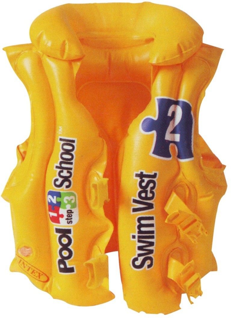 Inflatable Deluxe Swim Vest Pool School Inflatable Swimming Vests