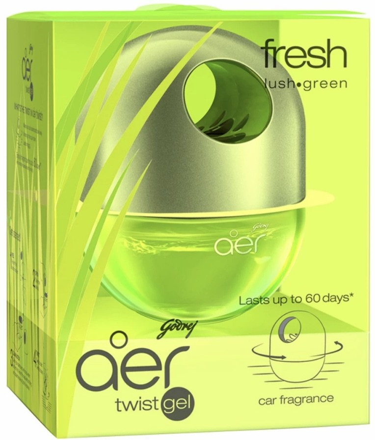 godrej Aer Twist Fresh Lush Green Air Freshener for Car Diffuser image 1