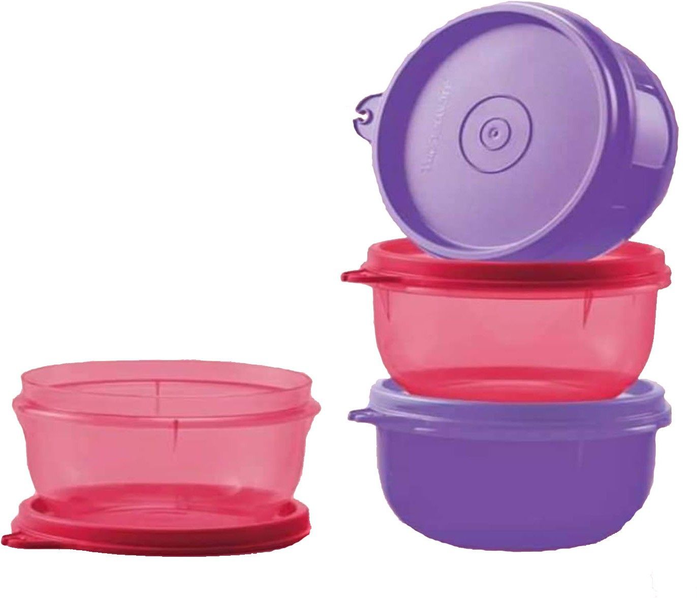tupperware Tropical Twins 4 Containers Lunch Box-picture-17