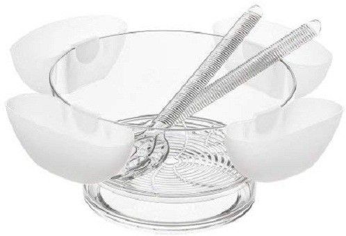 maison & cuisine Salad Bar Salad Serving Pot (712-101) Bowl, Spoon, Tray Serving Set-picture-25