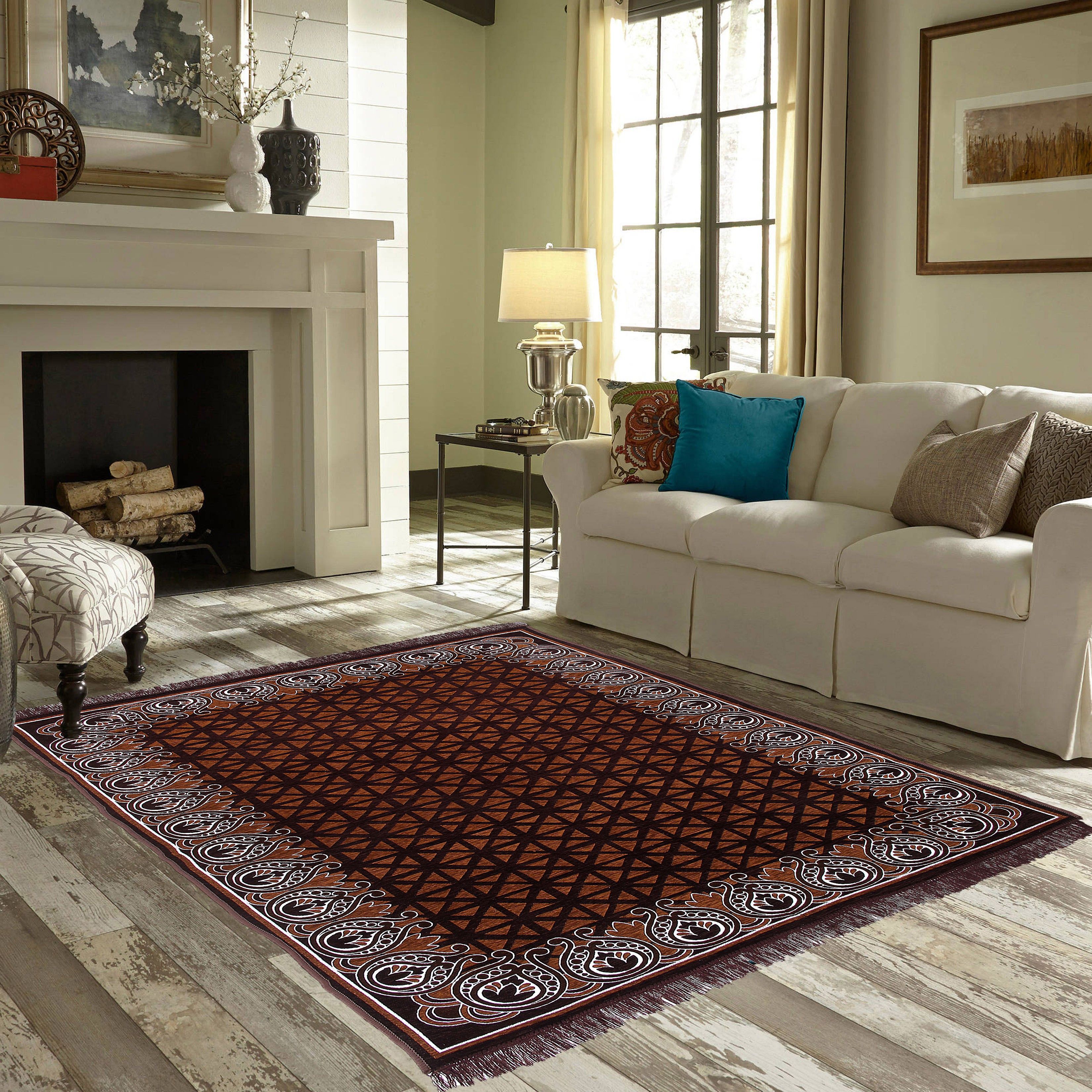 zesture Brown Chenille Carpet-picture-28