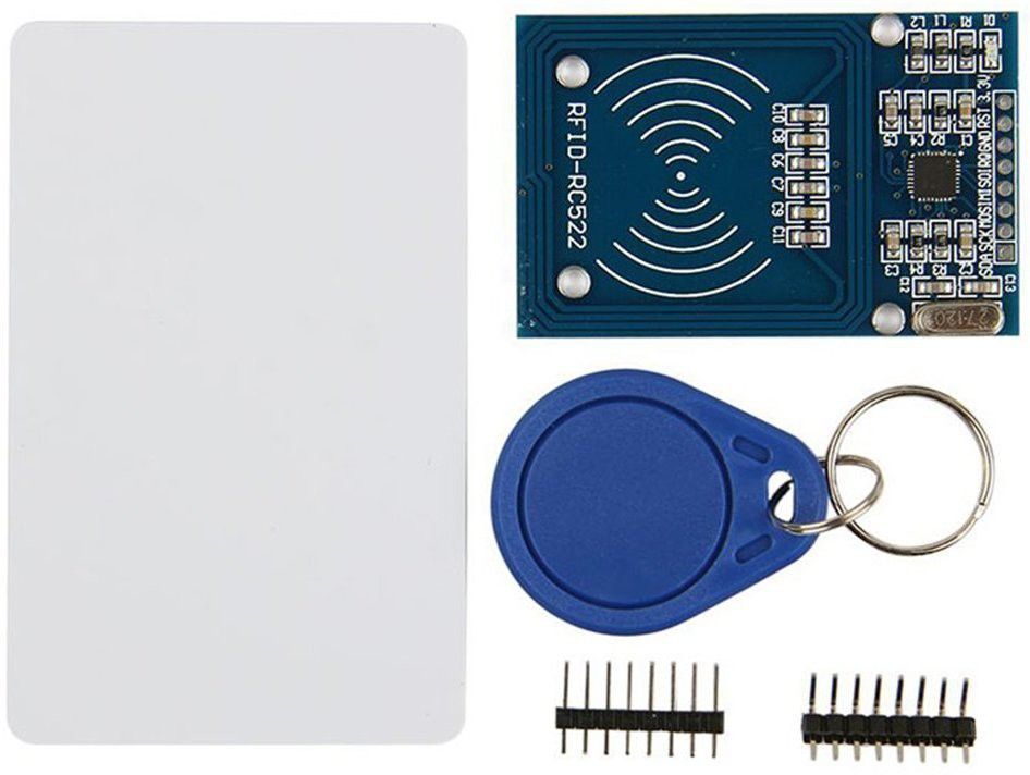 RFID Kit - RC522 RF IC Card Sensor Module + S50 Blank Card + Key Ring for Arduino Raspberry Pi Security Circuit and Motion Detector Electronic Hobby Kit-image-4