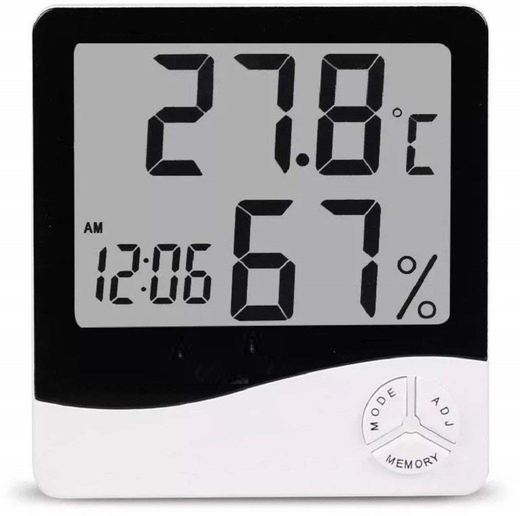 KSTARENTERPRISE Temperature Humidity Time Display Meter with Alarm Clock AR-2006 Weather Station-image-7