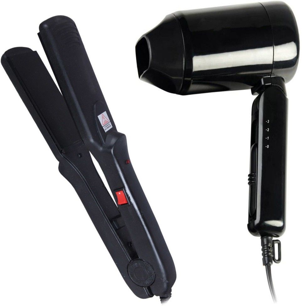 WIB Compact Hair Straightener With 1000W Hair Dryer Personal Care Appliance Combo-image-48