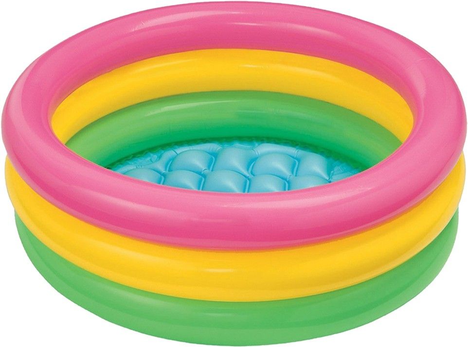 Sunset Glow Pool - Soft Inflatable Baby Pool Bath Water Tub Inflatable Swimming Pool