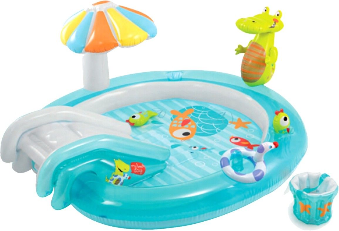 vw Inflatable Gator Play Center Inflatable Swimming Pool-picture-5