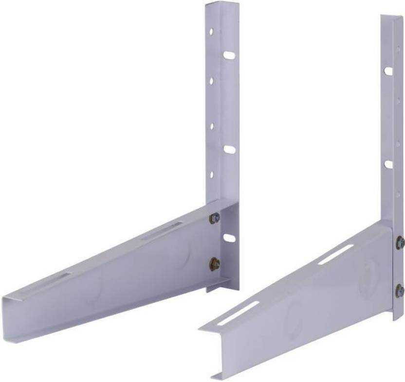 peony Steels AC stand /Split AC Air Conditioner/ Outdoor Unit Wall Mounting bracket Stand/Shelf Bracket 45 Shelf Bracket image 1