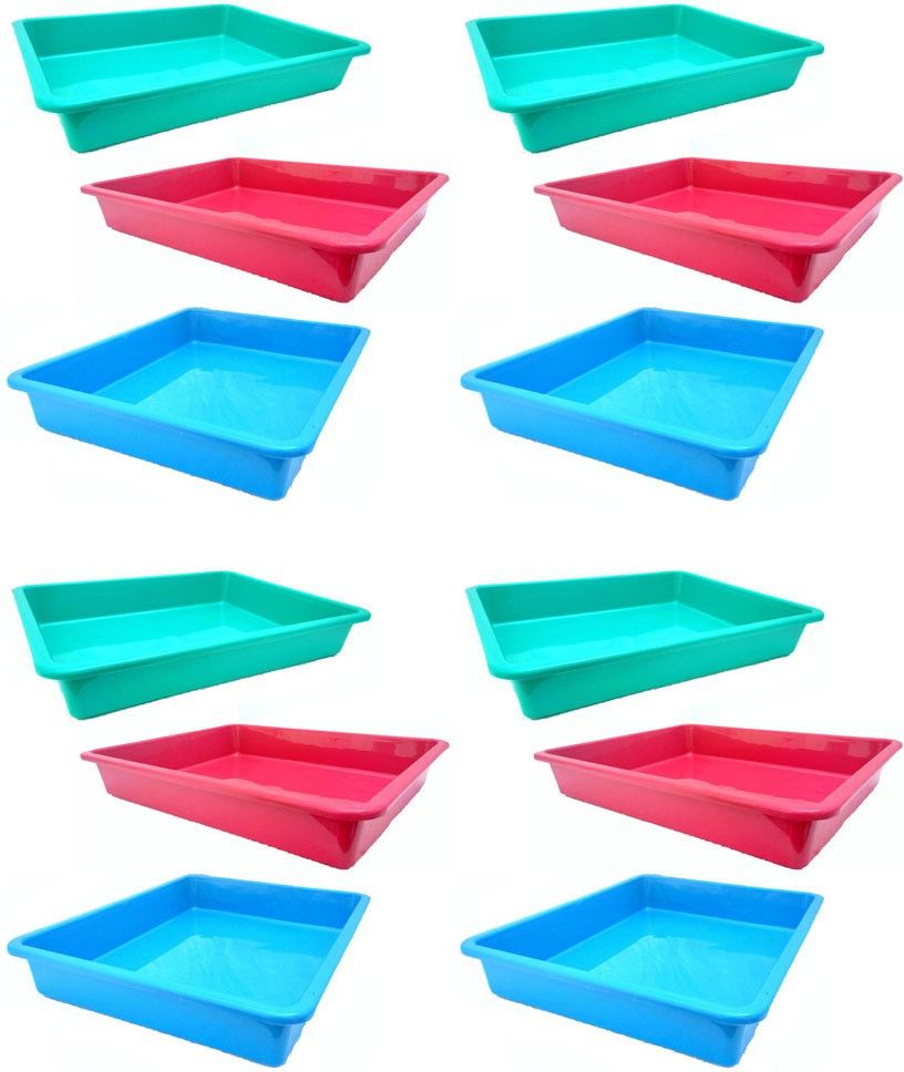 Rectangular Shape Multipurpose Organizer Plastic Tray Plastic Fruit & Vegetable Basket