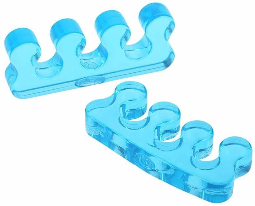 alexvyan 1 Pair New Certified Blue Silicone Gel Foot Fingers Toe Separator-picture-24