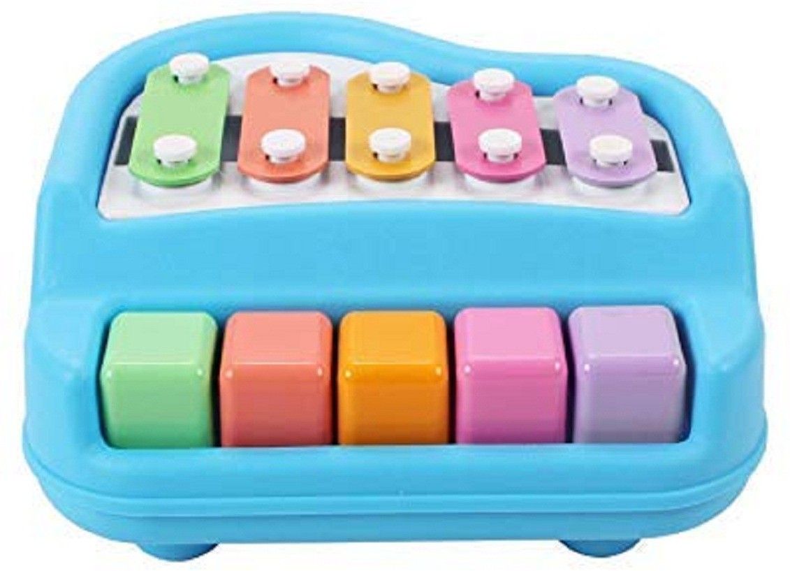 saleoff Xylophone 2-in-1 Premium Piano 5 Key Scale Musical Toy For Kids - 308-picture-11