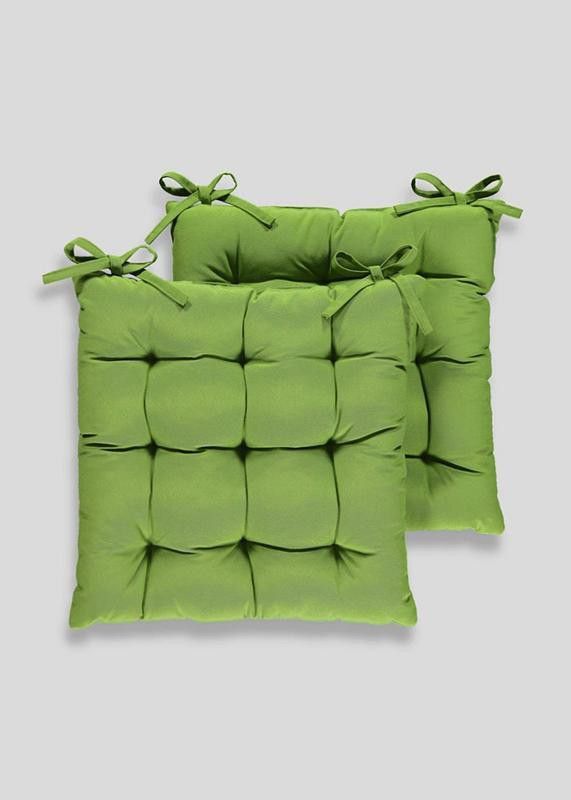Microfibre Solid Chair Pad Pack of 2-image-48