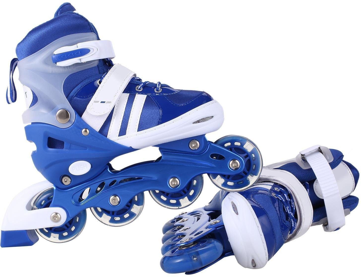 authfort Inline Skates Size Adjustable All Pure PU Wheels it has Aluminum-Alloy which is Strong with LED Flash Light on Wheels In-line Skates In-line Skates - Size 7-10 UK-picture-43