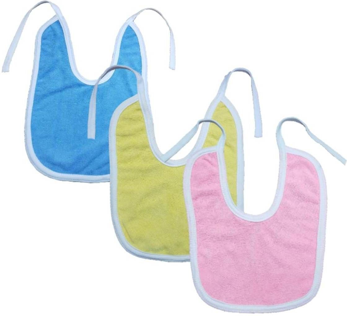 Double Layered Towel Bibs With Knot Multicolor-image-15
