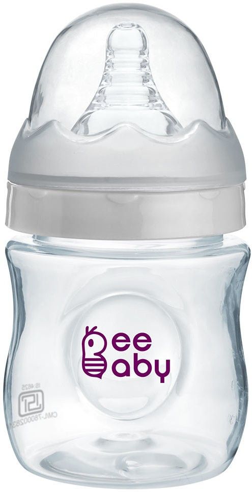 Ease Wide Neck Baby Feeding Bottle. 100 % BPA Free. (White) ( 150 ML / 5 Oz.) - 150 ml-image-25