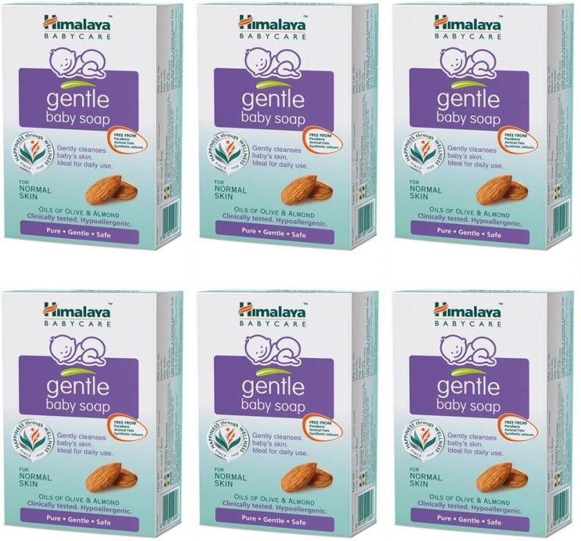 himalaya herbals Gentle Baby Soap 75g X 6 Packs-picture-16