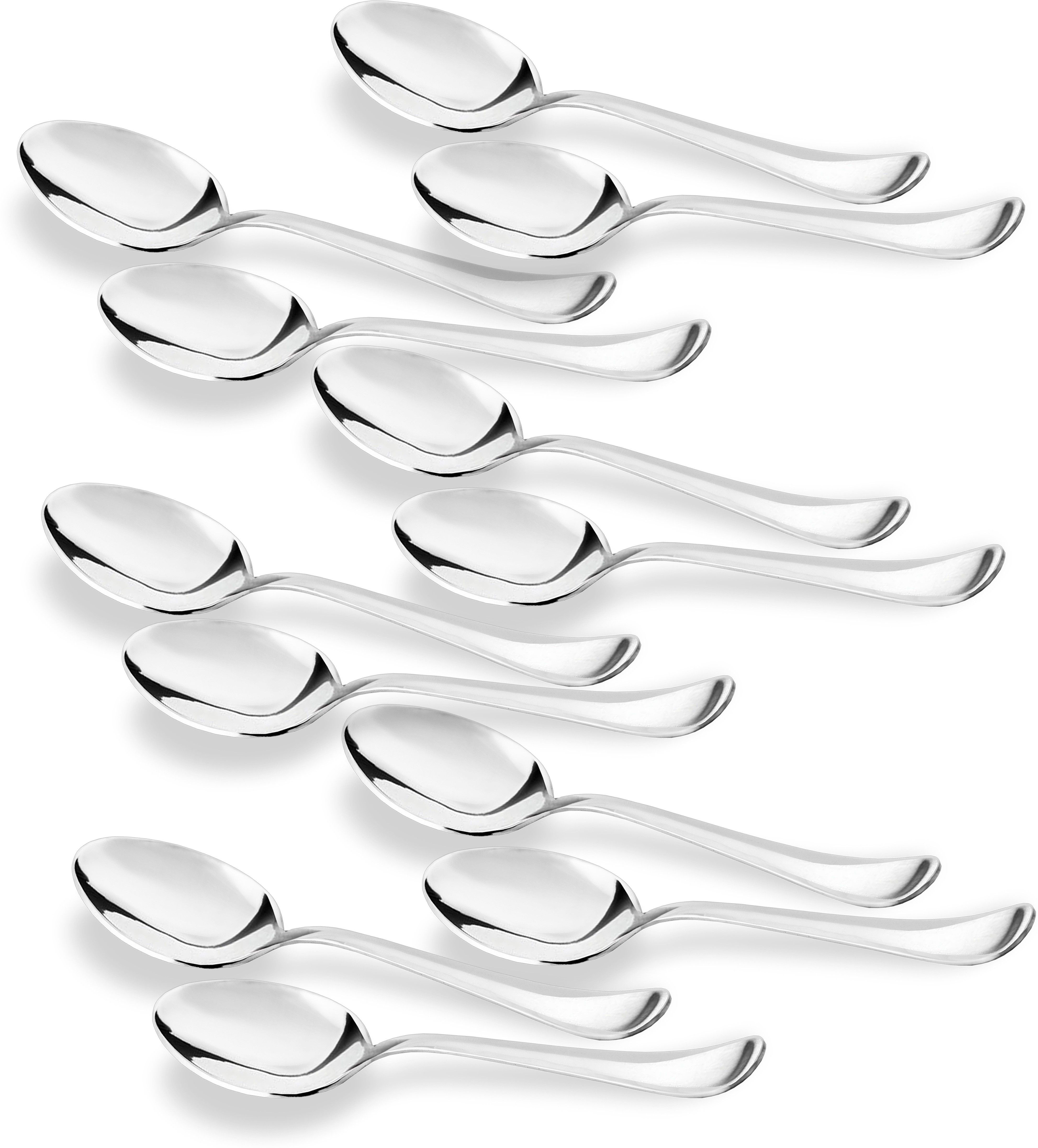 sumeet 1.6mm Thick Stainless Steel Steel Dessert Spoon Set-picture-15