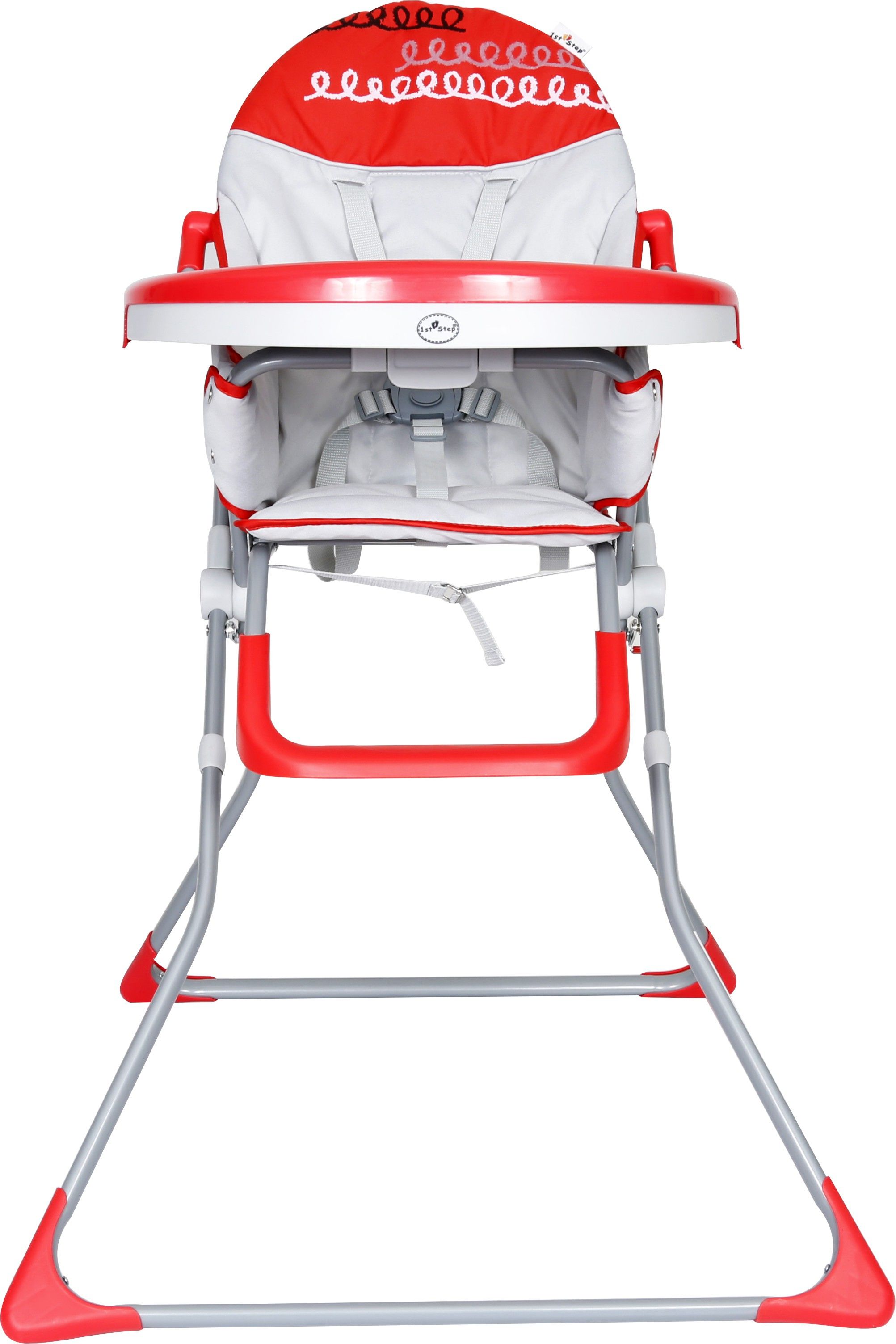 1st step High Chair With 5 Point Safety Harness-Red-picture-13