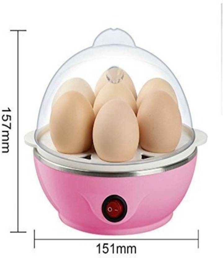 Electric Egg Boiler Poacher steamer fryer- Compact, Stylish 7 Egg Cooker Egg Boiler/Egg Poacher/7 Egg Cooker/Electric Egg Boiler/Egg Steamer 164 Egg Cooker-image-24