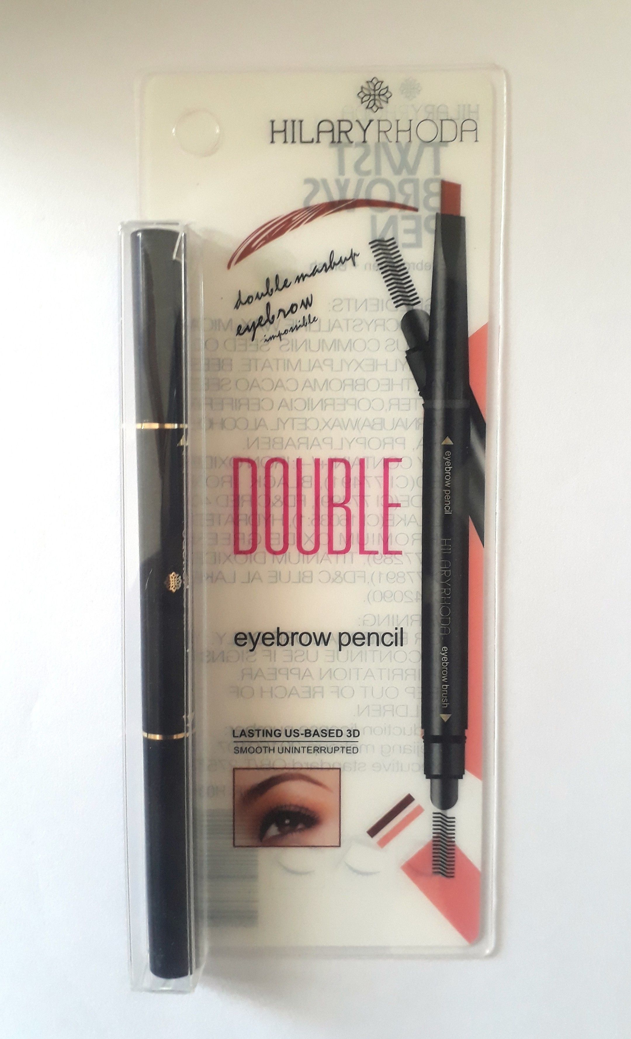Smooth Uninterrupted Double Eyebrow 3D Pencil and Brush-image-39