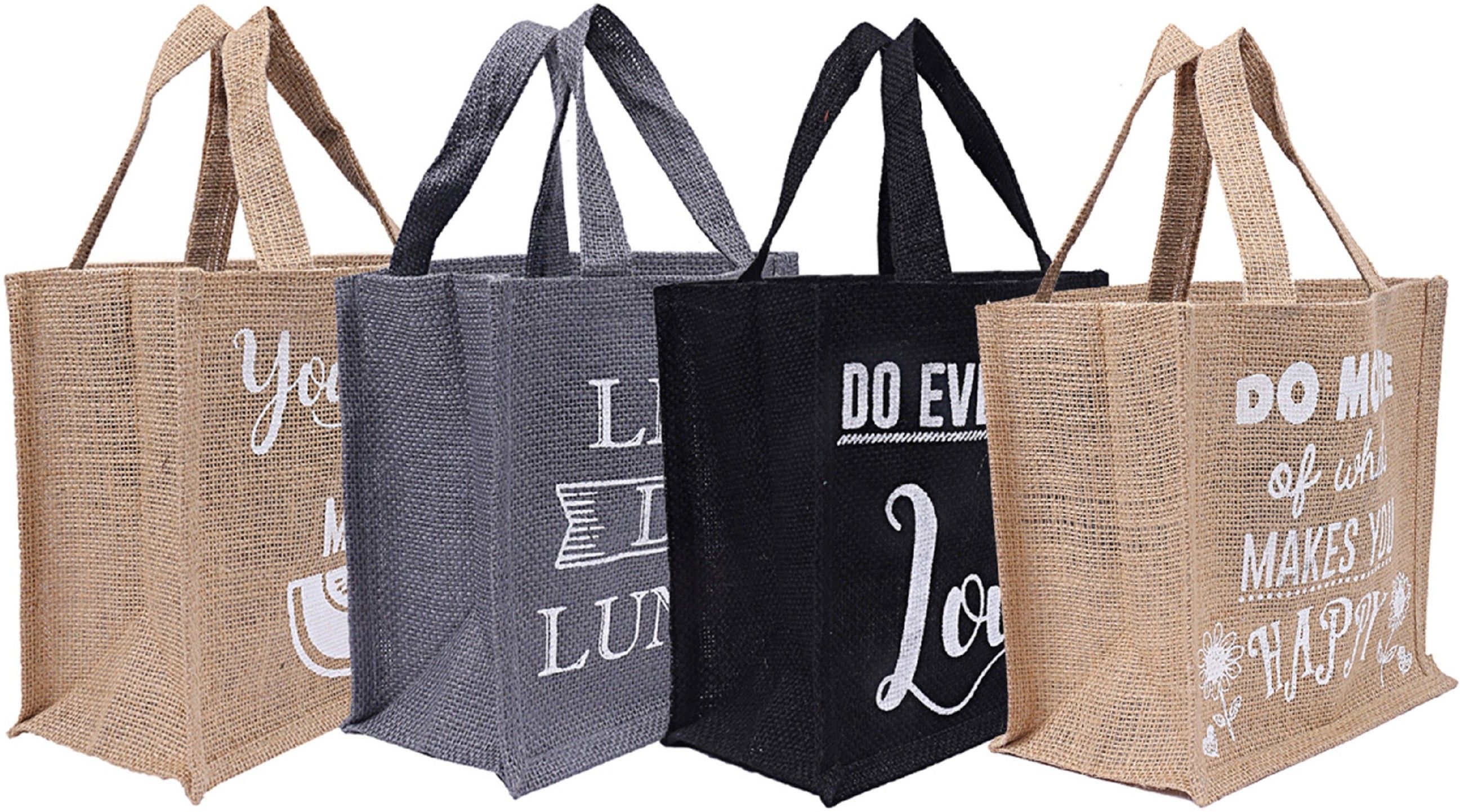 kuber industries Men's and Women's Reusable Eco-Friendly Multipurpose Jute Hand Bag-picture-13