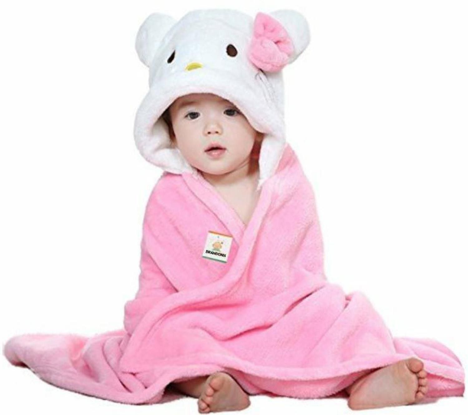 brandonn White, Pink Free Size Bath Robe-picture-20