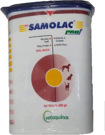 vetoquinol Samolac Pro Weaning Food Supplement Vanilla 0.5 kg Dry New Born Dog Food-picture-23