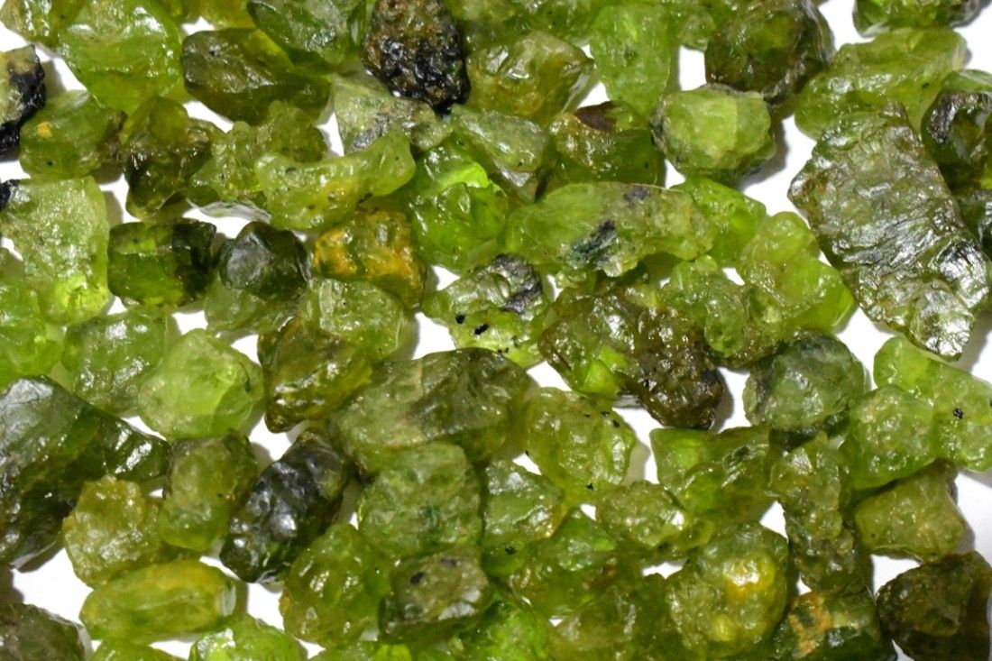 Raw Rough Stone - Peridot unpolished Raw Perfect for Natural Regular Asymmetrical Crystal Stone-image-46