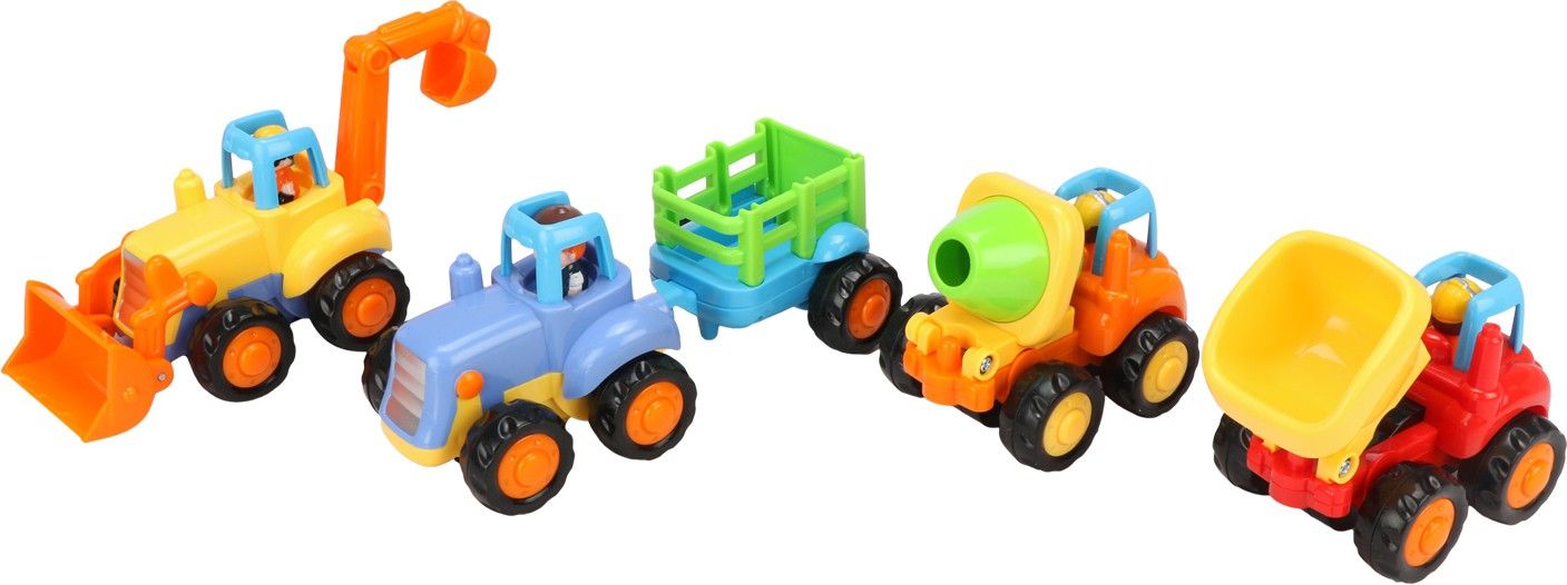 Unbreakable Automobile Car Toy Set (Multicolor)