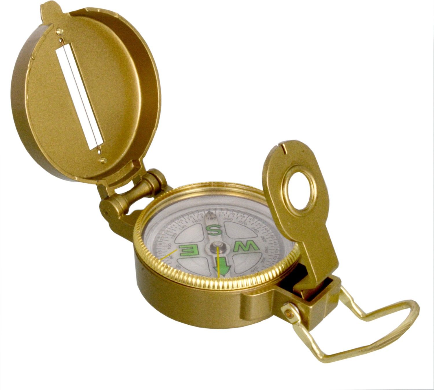 3 in 1 Military Hiking Camping Lens Lensatic Magnetic Compass - 32A Compass