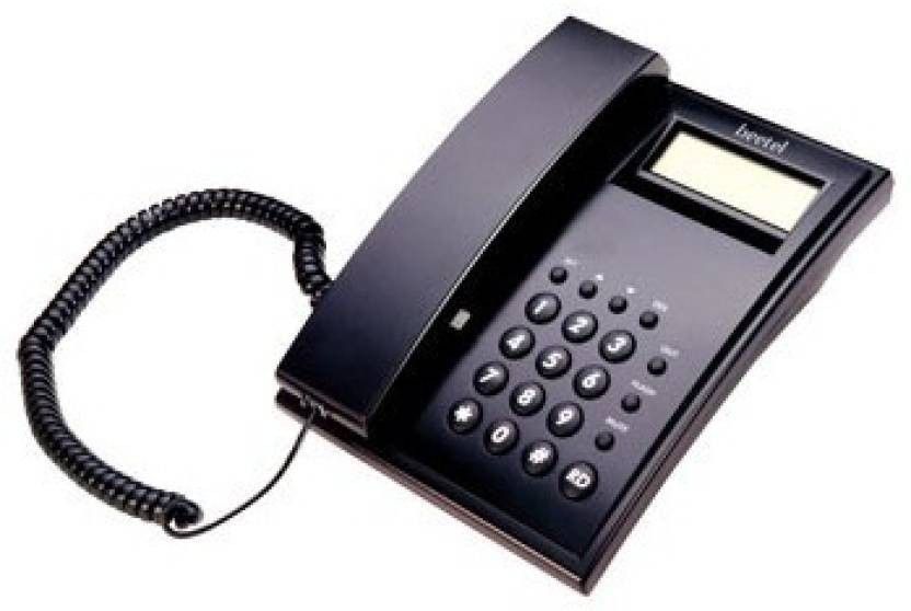 M51 Corded Landline Phone (Black) Corded Landline Phone with Answering Machine
