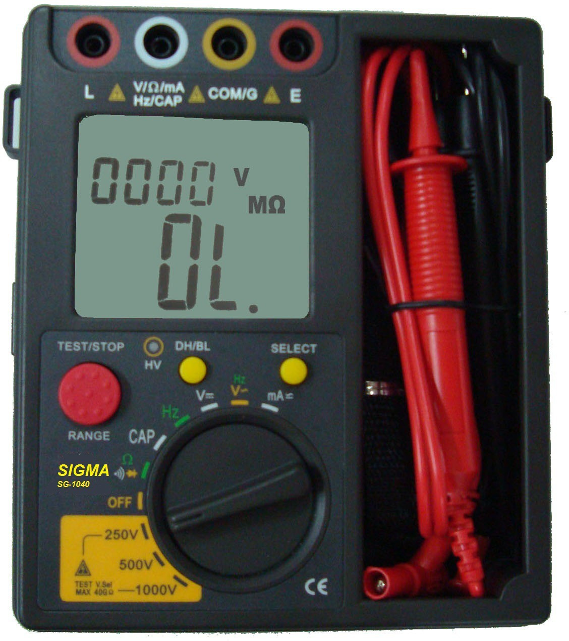 sigma SG 1040 Digital Insulation Tester Digital Voltage Tester image 1