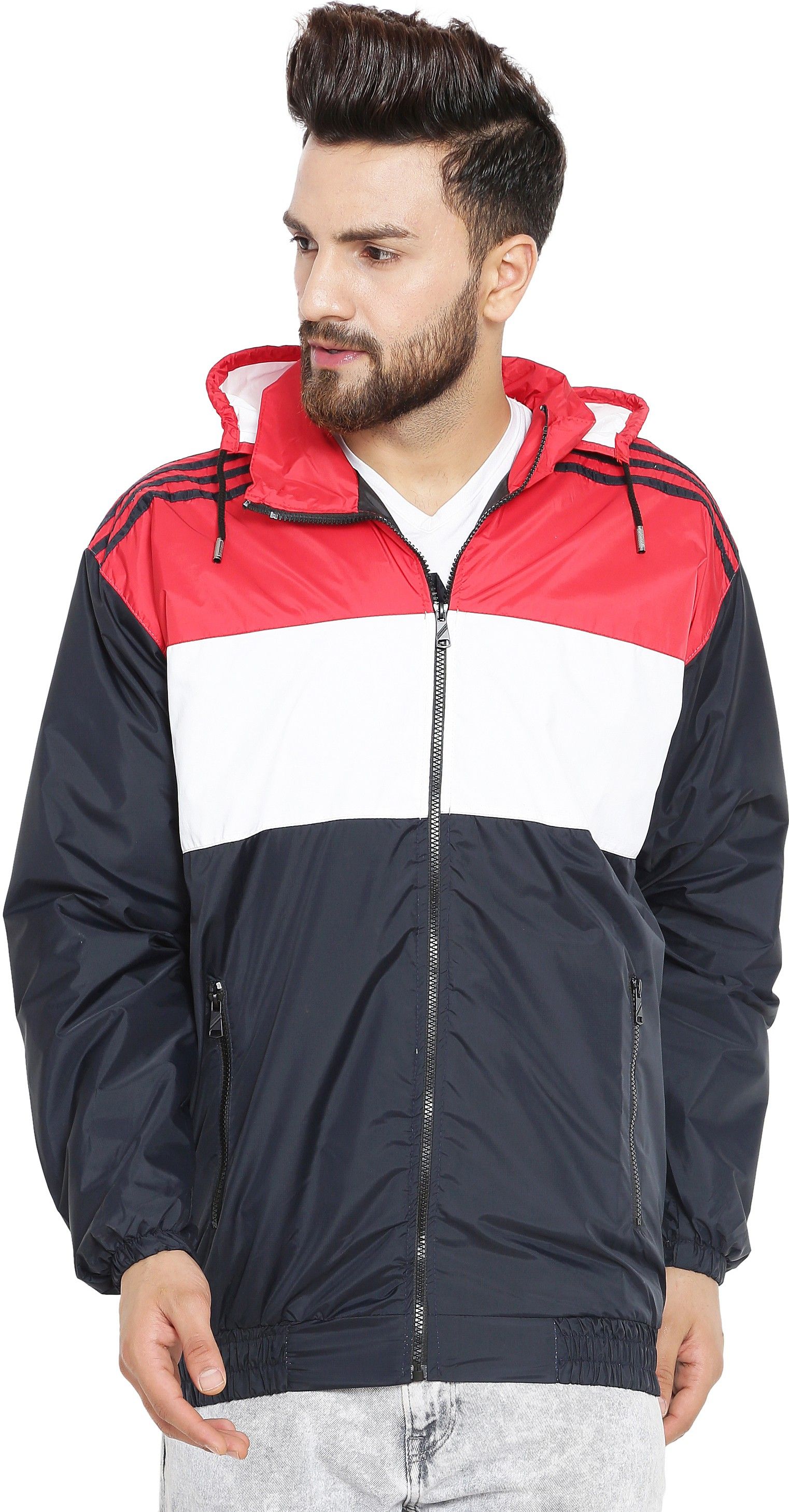 Derbenny Solid Men Wind Cheater-picture-13