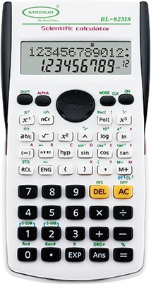 bambalio BL-82MS White 240 Functions & 2 Line Display 3 Years Warranty ScientificCalculator image 1