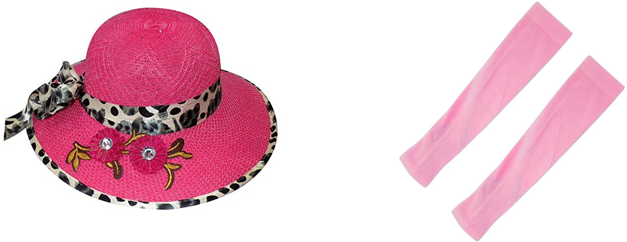 FULLY Combo of 2pcs Arm Sleeves with Bow Hat for Theme Pool Parties for Girls and Women and Outdoor Gloves-picture-33