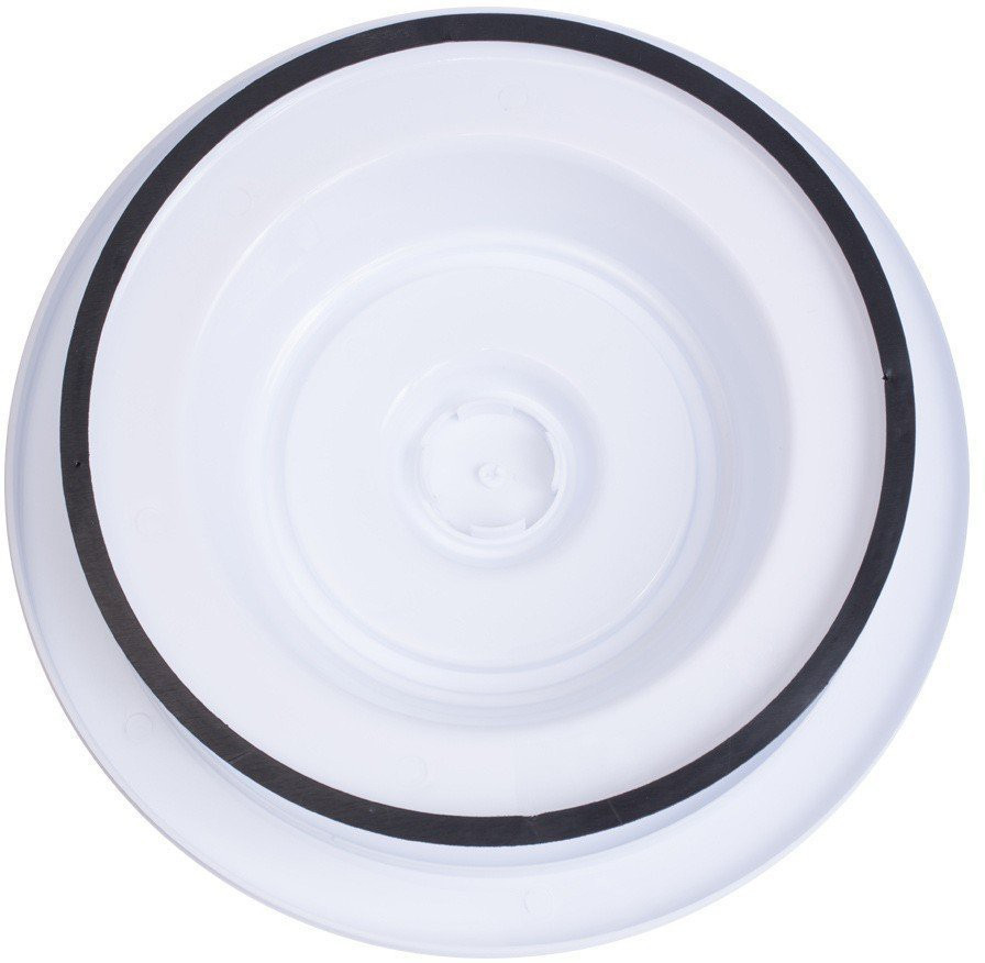 vibgyor products Round 360 Degree Rotating Revolving Cake Turntable Decorating Stand Platform Plastic Cake Server image 1