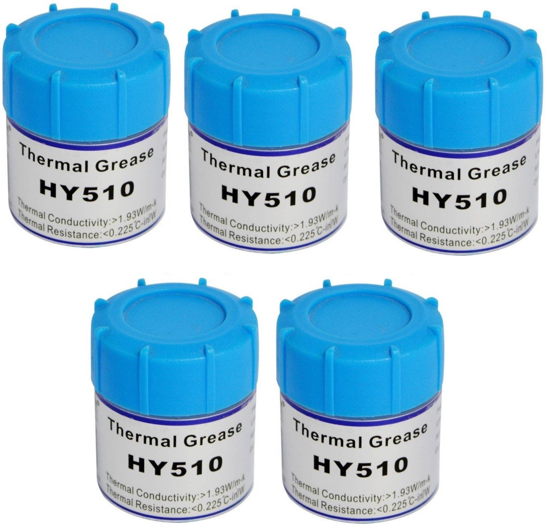 Teratech (Pack of 5) Heat Sink Compound Thermal Silicon Conductive Grease Paste Carbon Based Thermal Paste