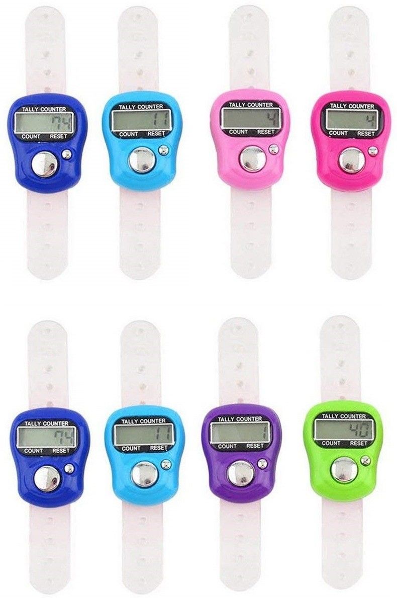 Tally Counter Digital Electronic Counter - Color multi (Pack of 8) Digital Tally Counter-image-40