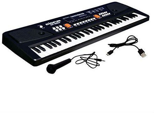 snm97 Piano37 61 Keys Piano with USB Charging and Microphone Analog Portable Keyboard image 1