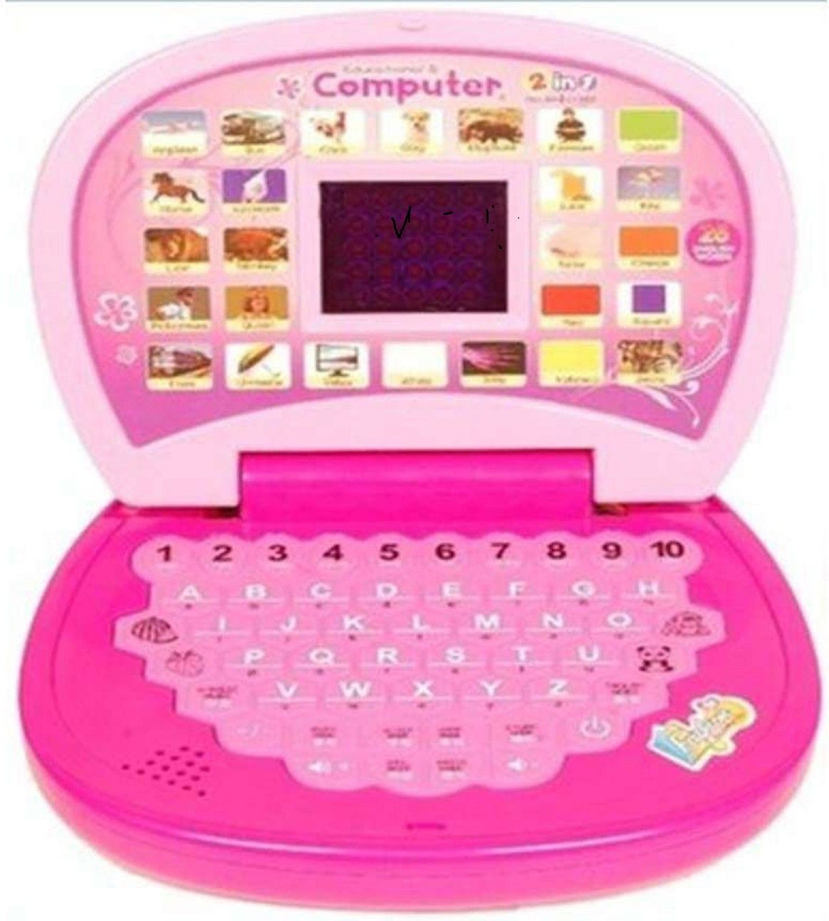 Educational Computer With Led Screen mini laptop Toy For Kids