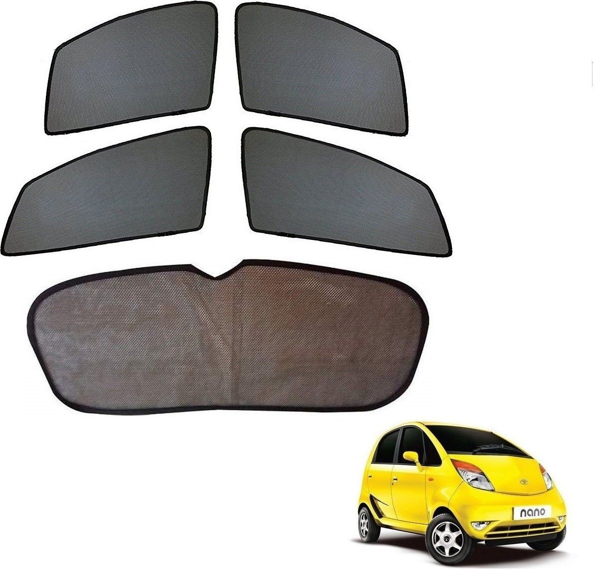 auto addict Side Window, Rear Window Sun Shade For Tata Nano-picture-17