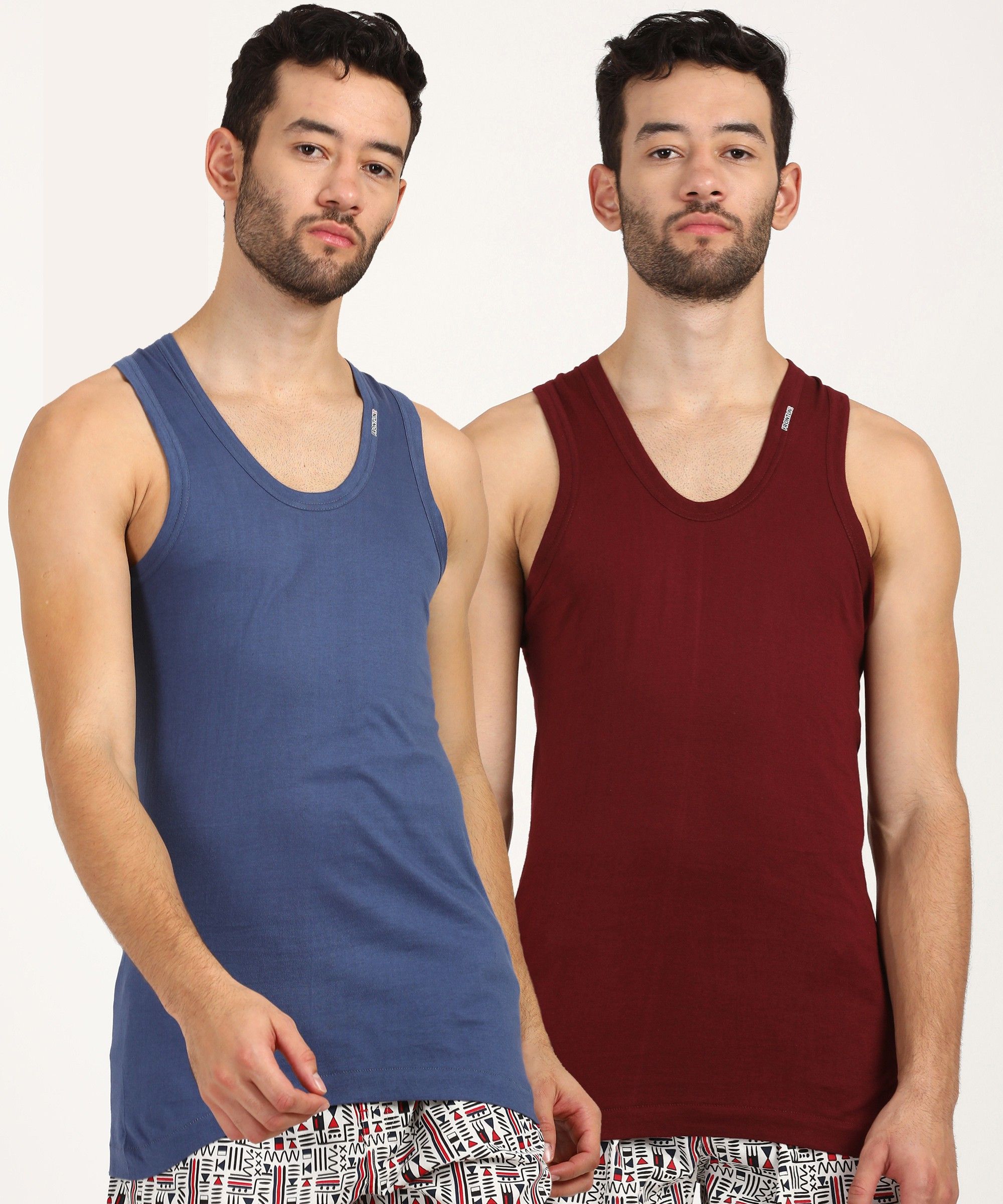 rupa frontline Pack of 2 coloured Men Vest-picture-25