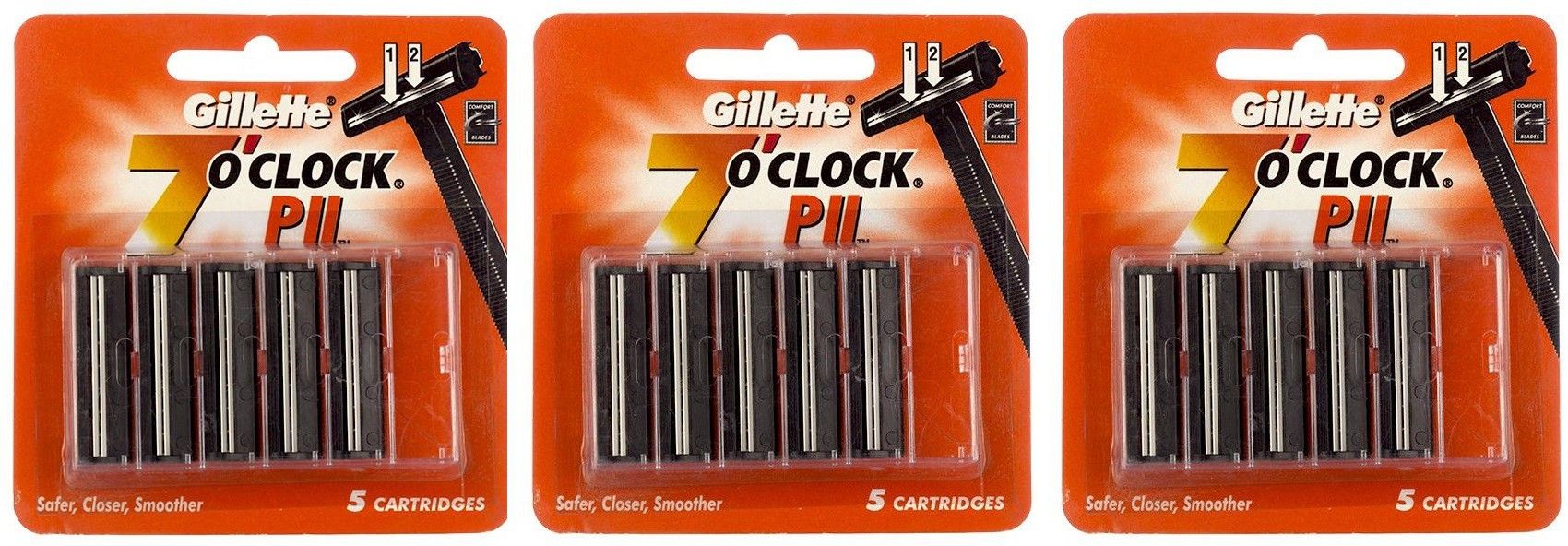 gillette (7) O Clock Pll Cartridges 15 Pcs.-picture-13