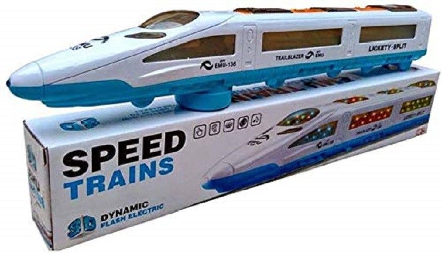 1 Pieces Speed Bullet Train with 3D Lights & Music for Kids