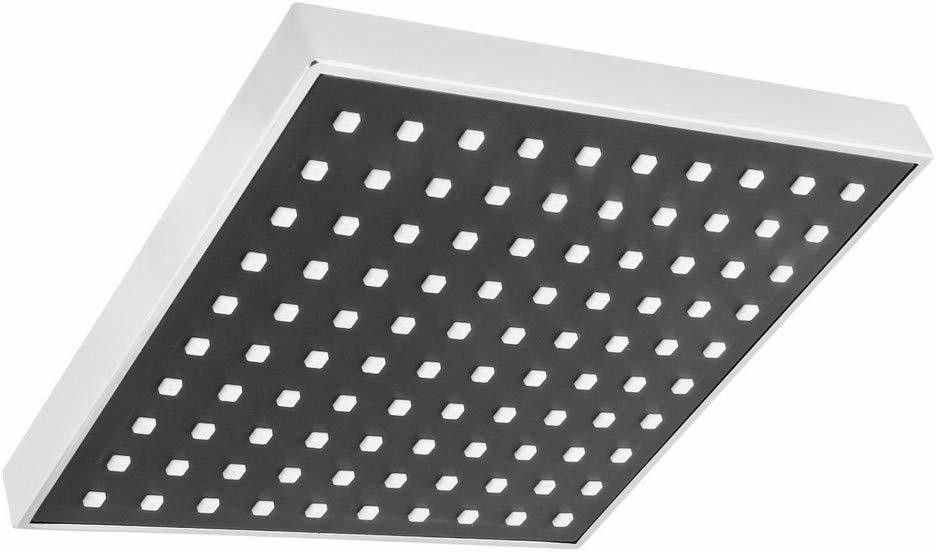 6X6 (6inch) SQUARE Abs Rain Shower Head with 12inch Arm Fixed Mount-image-28