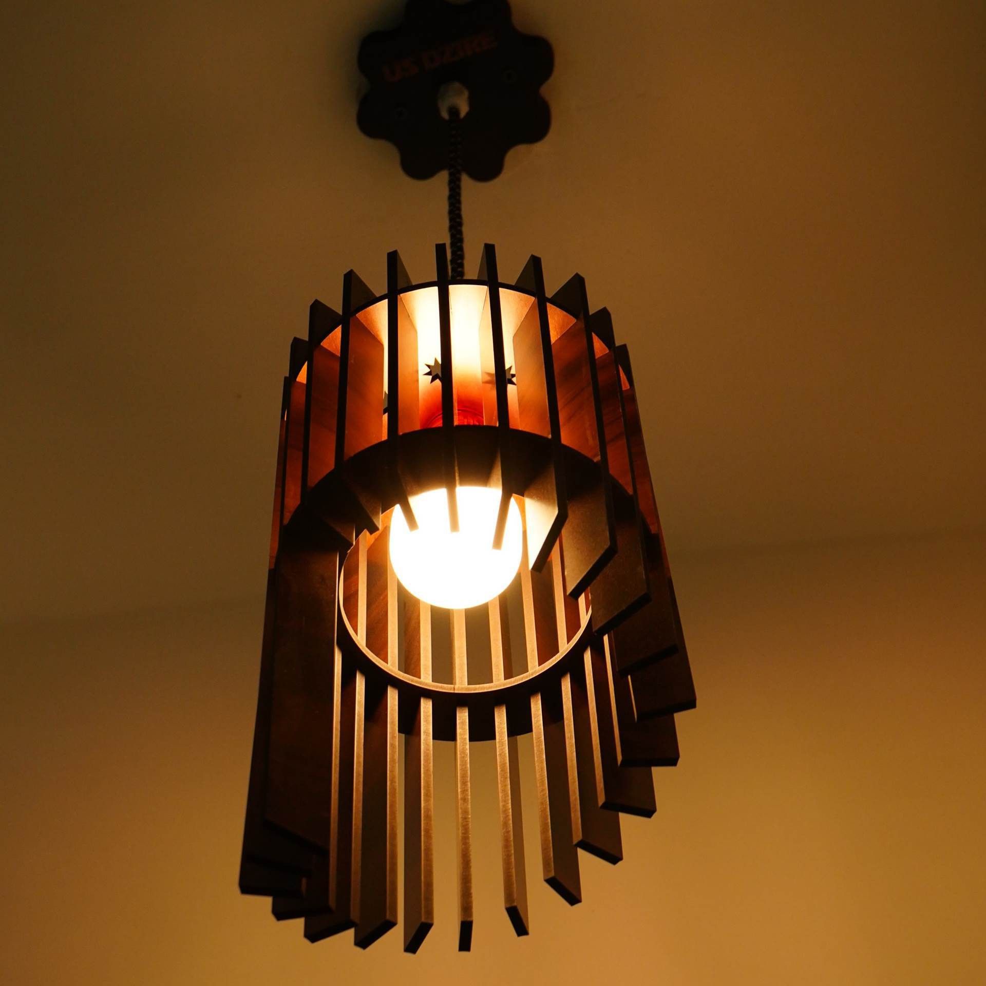 431 Hanging lamp electric antique Wooden Ceiling Lights(With Gold Bulb)Pendant Lamp shade Night Lamp for Living Room,Bedroom,office,Restaurant,Dining Hall,Home decor Cafe,Modern Kitchen etc Pendants Ceiling Lamp-image-22